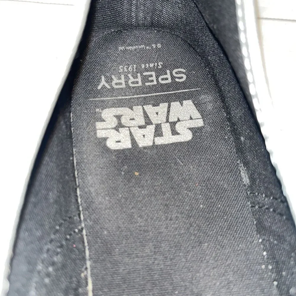 Sperry Cloud Droids Star Wars Mens Casual Multicolor Slip On Boat Shoes Size 9.5